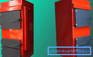 - vzhľad Kotly na vykurovanie súkromného domu - exteriérové