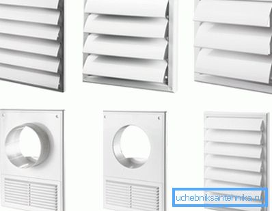 Sortiment ventilačných mriežok Sortiment ventilačných mriežok