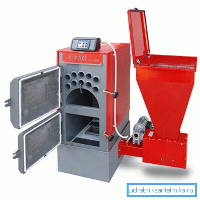 Automatizovaný kotol s automatickým podávacím zariadením Automatizovaný kotol s automatickým podávacím zariadením