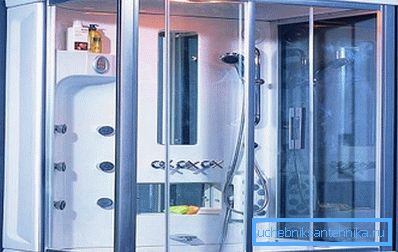 Veľká kabína 170x75 s posuvnými dverami - klasická verzia návrhov Veľká kabína 170x75 s posuvnými dverami - klasická verzia návrhov