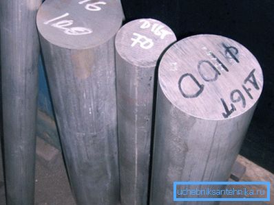 Zliatiny ingotov D16 a D16t.
