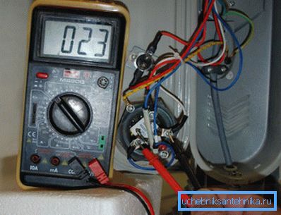 Diagnostika TENA s ohmmetrom. Diagnostika TENA s ohmmetrom.