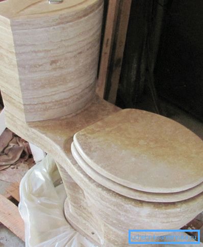 Na výrobu toalety môžu byť použité veľmi exotické materiály. Na výrobu toalety môžu byť použité veľmi exotické materiály.