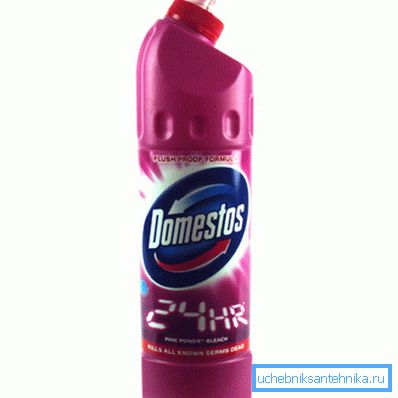 Domestos Pink pre zamedzenie znečistenia toalety Domestos Pink pre zamedzenie znečistenia toalety