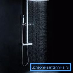 Dažďová sprchová súprava je veľmi ľahko rozlíšiteľná veľkou veľkosťou hornej kanvice. Dažďová sprchová súprava je veľmi ľahko rozlíšiteľná veľkou veľkosťou hornej kanvice.
