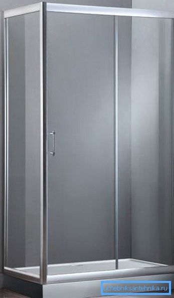 Sprchový kút s podnosom 120x80 - priestranná kúpeľňa