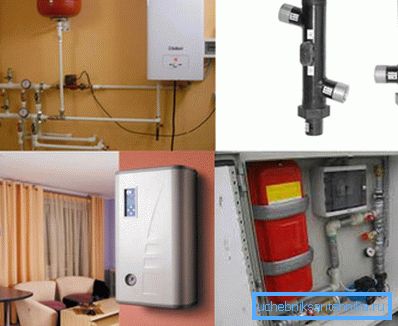 Elektrické kotly na vykurovanie rôznych typov Elektrické kotly na vykurovanie rôznych typov
