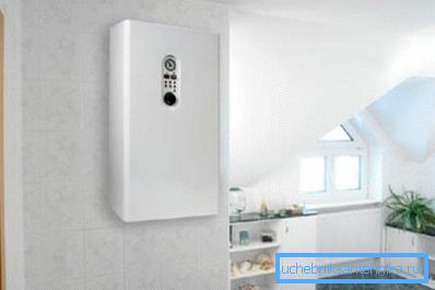 Elektrický kotol vo vnútri vidieckeho domu