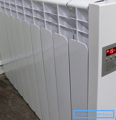 Elektrické zariadenie na konvekčné vykurovanie.