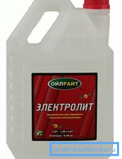 Elektrolyt batérie Elektrolyt batérie