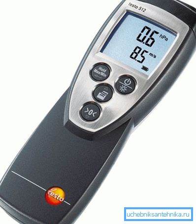 Elektronický diferenciálny manometer. Elektronický diferenciálny manometer.