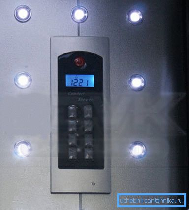 Elektronický displej pre ovládanie funkcií Elektronický displej pre ovládanie funkcií