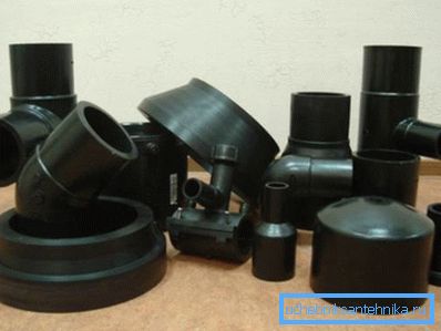 HDPE armatúry HDPE armatúry