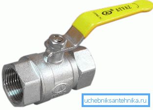 3271 Fotka plynového guľového ventilu