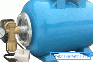 Hydroakumulátor s tlakovým spínačom Hydroakumulátor s tlakovým spínačom