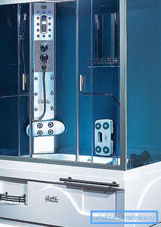 Hydrobox s obdĺžnikovým kúpeľom Hydrobox s obdĺžnikovým kúpeľom