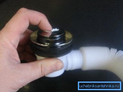 Vlnitý sifón s ventilom Vlnitý sifón s ventilom