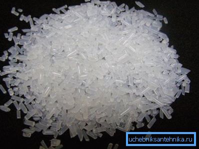 Polymerizované propylénové granuly Polymerizované propylénové granuly