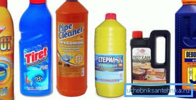Chemikálie na čistenie toaliet Chemikálie na čistenie toaliet