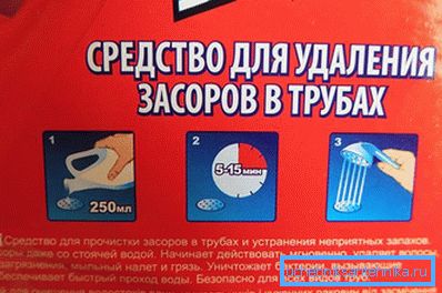Chémia na čistenie kanalizácie Chémia na čistenie kanalizácie