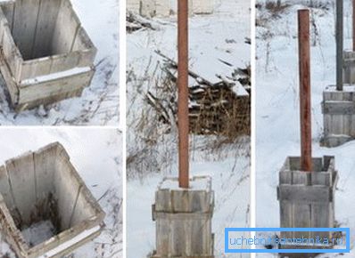 Vytváranie betónových stĺpov na základe použitého materiálu Vytváranie betónových stĺpov na základe použitého materiálu