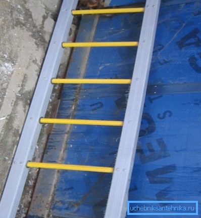 Kanalizačné a odvodňovacie schody zo sklenených vlákien