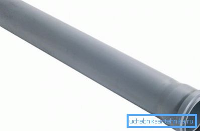 Kanalizačné potrubie 40 PP s zvonom: priemer 40 mm, dĺžka 500 mm Kanalizačné potrubie 40 PP s zvonom: priemer 40 mm, dĺžka 500 mm