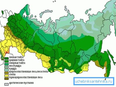 Klimatické zóny Ruskej federácie. Klimatické zóny Ruskej federácie.