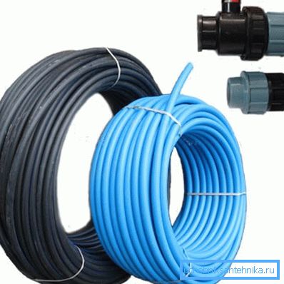Príslušenstvo pre inštalatérske práce v krajine - potrubia a armatúry z polyetylénu Príslušenstvo pre inštalatérske práce v krajine - potrubia a armatúry z polyetylénu
