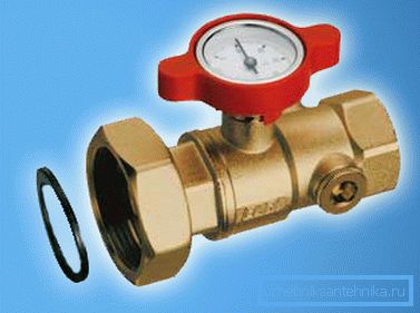 Mosadzná kohúta pre manometer s odtokom Mosadzná kohúta pre manometer s odtokom