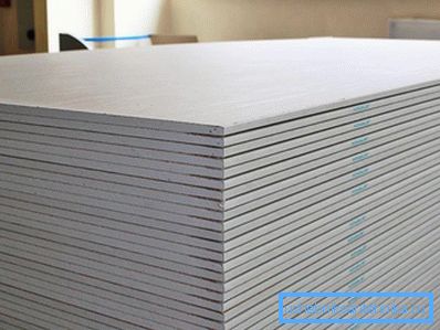Materiál sadrokartónu Materiál sadrokartónu