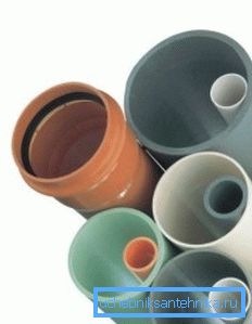Materiály na vytvorenie kanalizačného systému Materiály na vytvorenie kanalizačného systému