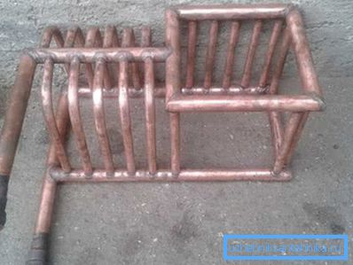 Obvod na výmenu tepla z meď pre pec Obvod na výmenu tepla z meď pre pec