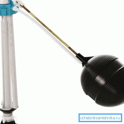Mechanizmus plavákového ventilu s kovovou pákou Mechanizmus plavákového ventilu s kovovou pákou