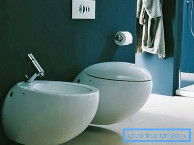 Designová toaleta a bidet