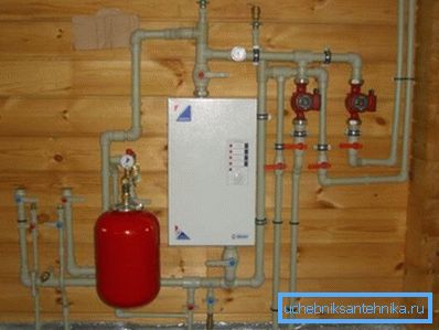 Na fotografii je zobrazený kotol, napájaný elektrickou energiou. Na fotografii je zobrazený kotol, napájaný elektrickou energiou.