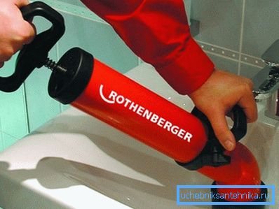 Na fotografii - používame ručné hydraulické čerpadlo