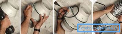 Pri fotoinštalácii ventilátora kanála Pri fotoinštalácii ventilátora kanála