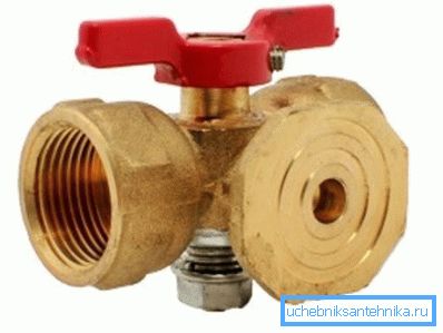 Obrázok ukazuje trojcestný ventil s kontrolnou prírubou pre manometer 11b38bk. Obrázok ukazuje trojcestný ventil s kontrolnou prírubou pre manometer 11b38bk.