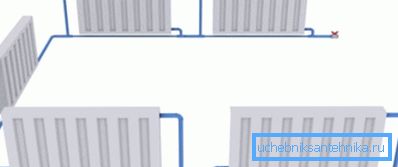 Monotube zapojenie do jednopodlažného domu Monotube zapojenie do jednopodlažného domu