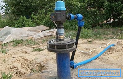 Wellhead s čerpadlom