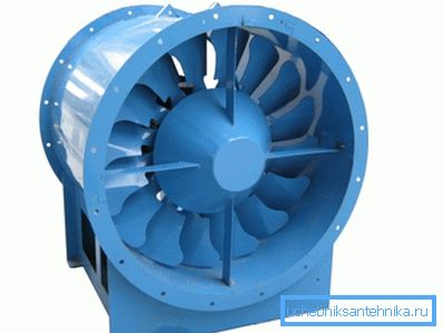 Axiálny priemyselný ventilátor. Axiálny priemyselný ventilátor.