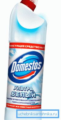 Bleach umožňuje dezinfikovať a vyčistiť umývadlo Bleach umožňuje dezinfikovať a vyčistiť umývadlo