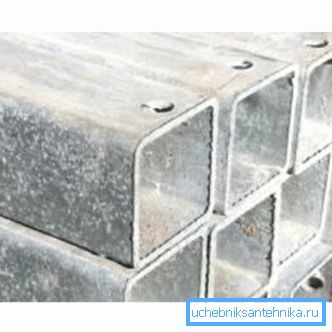 Galvanizovaný profil Galvanizovaný profil