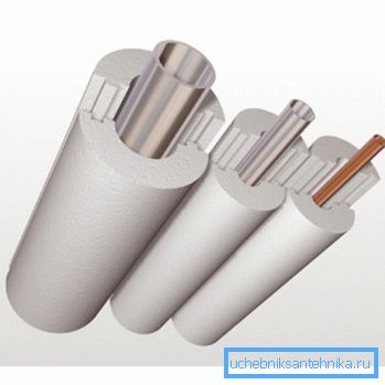 Pěnoplast - dobrý ohrievač pre kanalizačné potrubia. Pěnoplast - dobrý ohrievač pre kanalizačné potrubia.