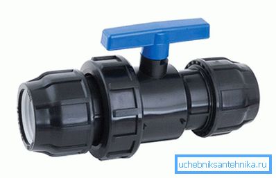 2817 Prechod s integrovaným guľovým ventilom