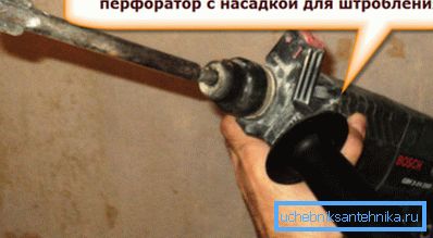 Dierovač s požadovanou dýzou Dierovač s požadovanou dýzou