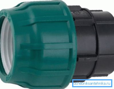 Plastová kompresná manžeta pre polyetylénové rúry Plastová kompresná manžeta pre polyetylénové rúry