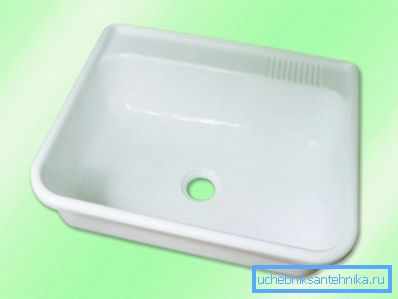 Umývadlo z plastu - drez 50 x 41 - príklad rozpočtového riešenia