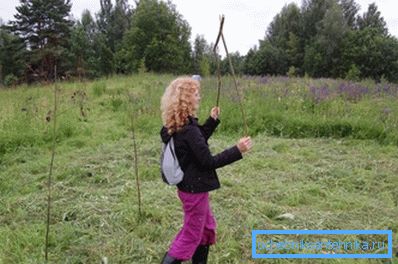 Vyhľadávanie vody podľa prútia Vyhľadávanie vody podľa prútia
